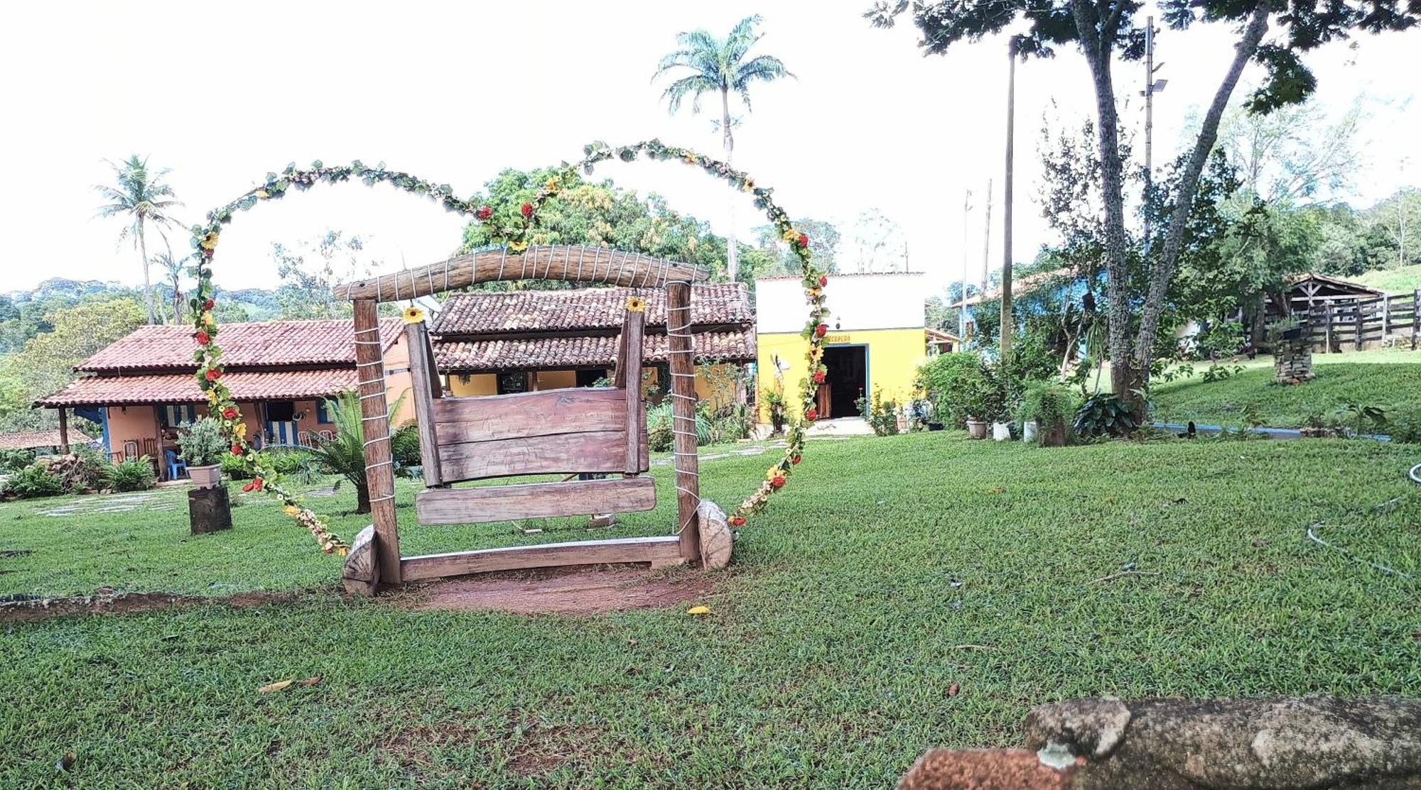 Aguas Vivas Hotel Fazenda Pirenopolis Bagian luar foto